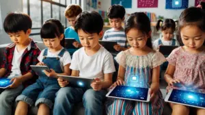 Trẻ em tiếp cận AI ngày càng sớm, đặt ra yêu cầu hoàn thiện pháp luật để bảo vệ các em trước những rủi ro trong môi trường số.