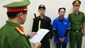 Vụ thi thể trên sông Sài Gòn: Thạch Kim Thái khai sát hại vợ rồi mạo danh viết đơn xin nghỉ việc để che giấu hành vi.