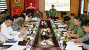 Bộ Công an khảo sát thành lập Trường Văn hóa CAND tại Nghệ An, làm việc với các đơn vị liên quan để đánh giá điều kiện triển khai.