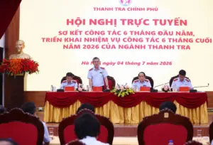 Thanh tra Chính phủ phát hiện sai phạm hơn 44.600 tỉ đồng trong 6 tháng đầu năm 2026, công bố kết quả tại hội nghị sơ kết ngành.