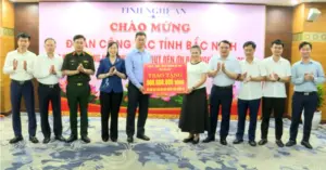 Bắc Ninh ủng hộ 500 triệu đồng cho Quỹ Đền ơn đáp nghĩa tỉnh Nghệ An, góp phần chăm lo người có công và gia đình chính sách.