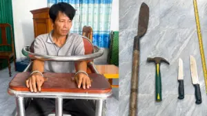 Phạm Văn Dũng bị khởi tố, tạm giam sau khi chém bố vợ bị thương rồi đe dọa, chống đối lực lượng công an.
