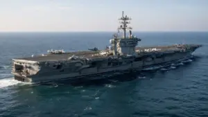 Mỹ điều tàu sân bay USS George Washington tới Trung Đông để thay thế USS Abraham Lincoln, trong bối cảnh thủy thủ chịu áp lực sau thời gian dài làm nhiệm vụ.