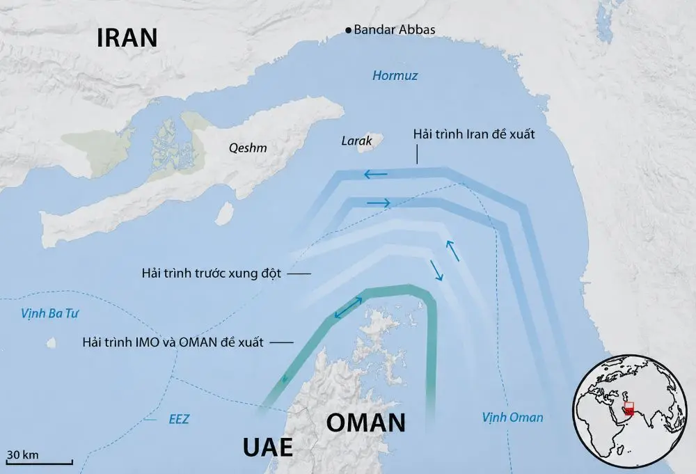 Thỏa thuận Hormuz có thể sớm hoàn tất, mở ra kỳ vọng ổn định lưu thông hàng hải qua tuyến vận tải chiến lược.