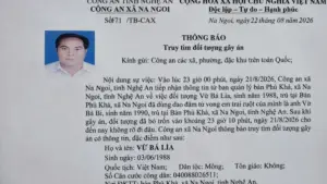 Nghệ An truy tìm Vừ Bá Lỉa, người liên quan vụ án mạng khiến em trai tử vong rồi rời khỏi hiện trường.