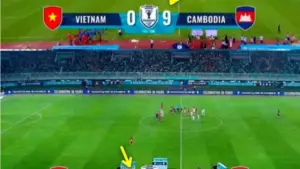 Truyền thông Thái Lan đăng ảnh chế về tuyển Việt Nam sau ASEAN Cup, thu hút sự chú ý của người hâm mộ.