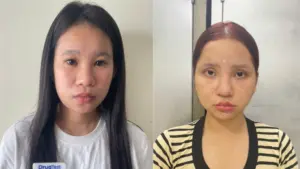 Hai đối tượng bị bắt giữ để điều tra về hành vi tổ chức sử dụng trái phép chất ma túy. Xem diễn biến vụ việc và thông tin từ cơ quan công an.