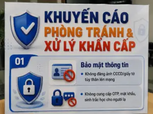 Công an khuyến cáo người dân bảo vệ SIM điện thoại, không chia sẻ OTP và thông tin cá nhân để tránh bị chiếm đoạt tài khoản, mất tiền.