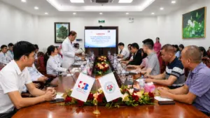 Bệnh viện Ung bướu Nghệ An ký kết hợp tác với Bệnh viện Kim Sa Châu, mở rộng đào tạo, nghiên cứu và chuyển giao kỹ thuật điều trị ung thư.