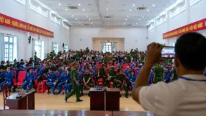 Vụ án ma túy VN10 với 227 bị cáo sắp được TAND TPHCM tuyên án, trong đó 214 bị cáo theo dõi phiên tòa từ điểm cầu T30.
