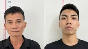 Công an tỉnh An Giang khởi tố, bắt tạm giam Trần Trí Thức và Nguyễn Hoàng Khang để điều tra vụ chứa mại dâm tại Phú Quốc.