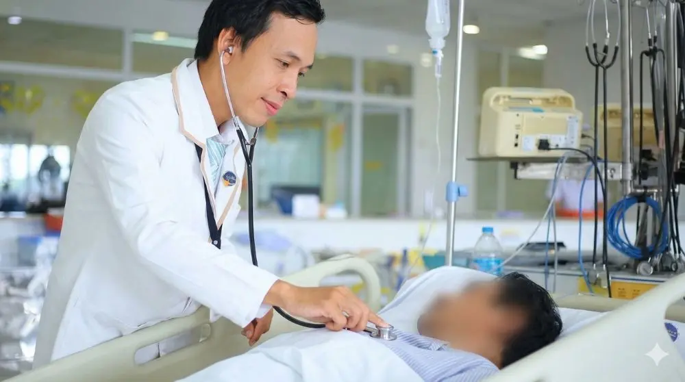 Người đàn ông 31 tuổi uống nhầm 2 ngụm dung dịch sát trùng dùng trong chăn nuôi, bị tổn thương thực quản, viêm phổi và tăng men gan.
