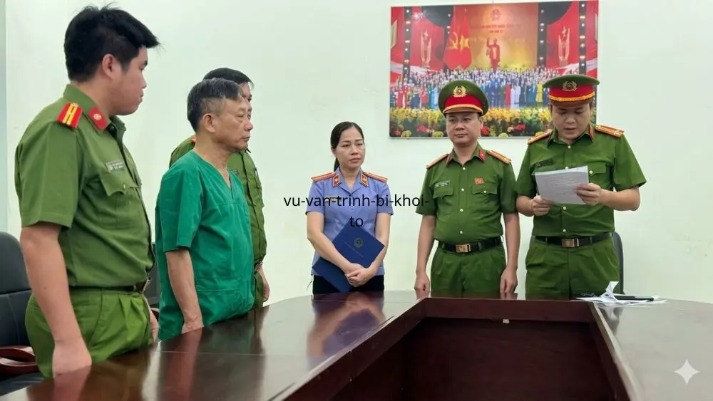 Giám đốc Bệnh viện Chỉnh hình và Phục hồi chức năng Tam Điệp Vũ Văn Trình bị khởi tố do bị cáo buộc làm sai lệch hồ sơ bệnh án.