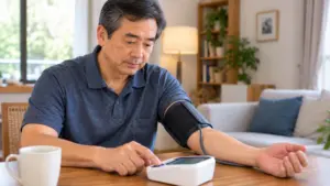 Theo dõi huyết áp, cholesterol máu, đường huyết và chỉ số BMI sau tuổi 50 giúp phát hiện sớm nguy cơ bệnh tật.