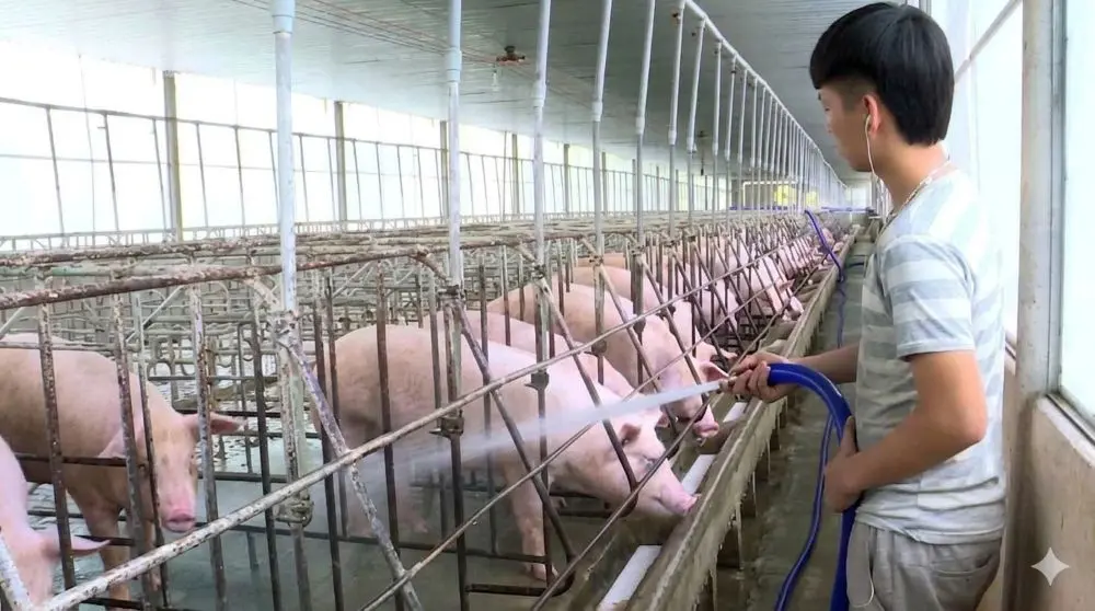 Giá heo hơi giảm về đáy nhiều năm, người chăn nuôi đối mặt khó khăn khi nuôi 4 tháng chỉ lãi khoảng 80.000 đồng/con.