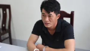 Nguyễn Đình An, người có 7 tiền án, bị tạm giữ hình sự để điều tra sau khi trộm 25,5 chỉ vàng ở Nghệ An.