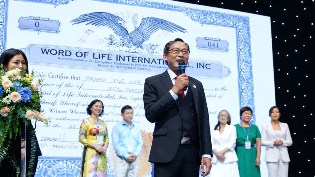 Bị can Nguyễn Thành Nhân giới thiệu về Công ty TNHH Word Of Life VN, doanh nghiệp liên quan đường dây lừa đảo núp bóng quỹ từ thiện nghìn tỉ.